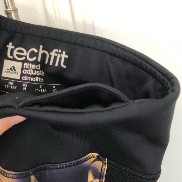 EUC Adidas Climalite techfit girls leggings - Picture 8 of 10